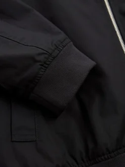 Jassen En Jacks|Next - Regenbestendig Harrington jack met geruite voering Zwart