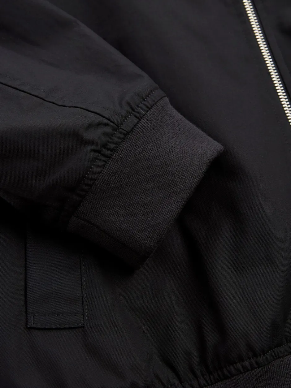 Jassen En Jacks|Next - Regenbestendig Harrington jack met geruite voering Zwart