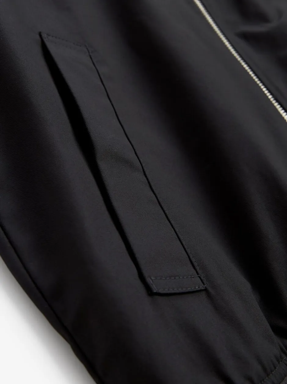 Jassen En Jacks|Next - Regenbestendig Harrington jack met geruite voering Zwart