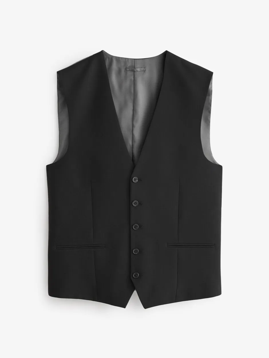 Vesten|Next - Regular fit must-have gilet Zwart
