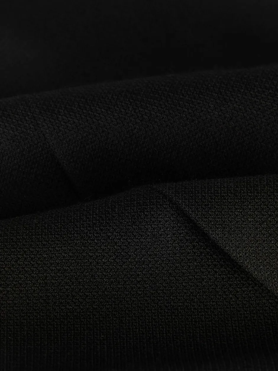 Smokings En Feestkleding*Next Zwart - Regular Fit Signature Marzotto Wool Tuxedo Trousers With Side Tape Detail