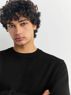 Gebreide Kleding|Next - Regular Fit Soft Touch Crew Neck Jumper Zwart