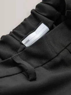 Schoolkleding|Broeken En Chino's|Next - Reguliere schoolbroeken met elastische taille en rechte pijpen, 2 stuks (3-17jaar) Zwart