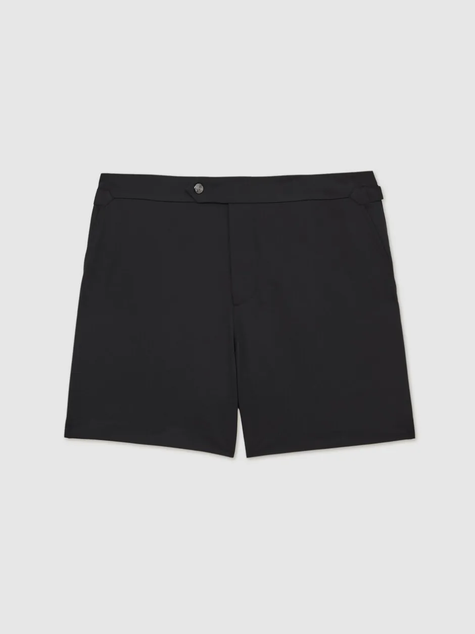 Badkleding|Reiss - Sun Side Adjuster zwemshort Zwart