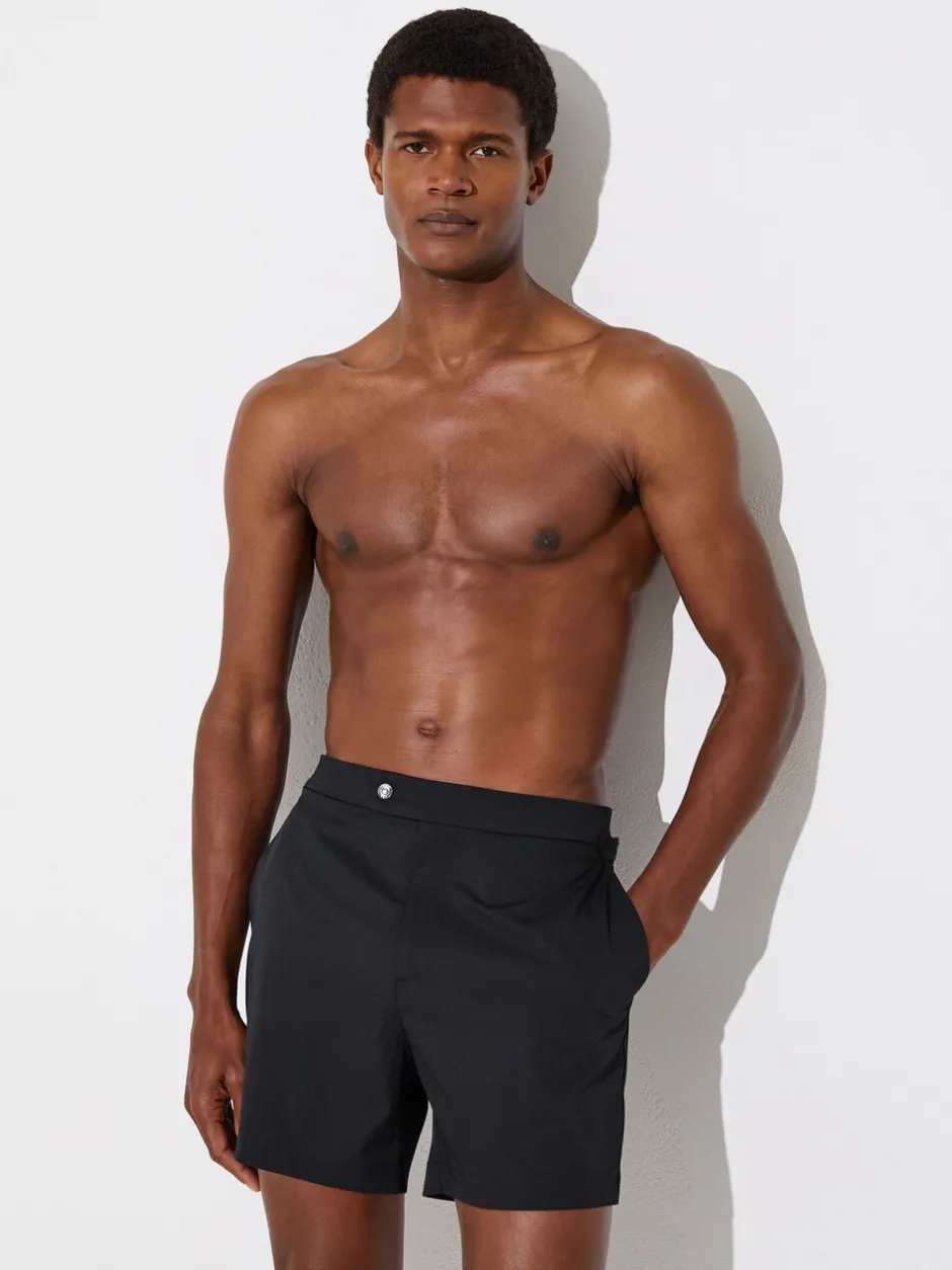 Badkleding|Reiss - Sun Side Adjuster zwemshort Zwart