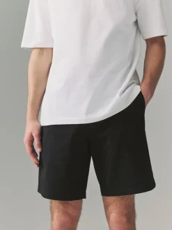 Shorts|Next - Relaxed fit - Chinoshort met stretch Zwart