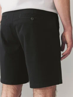 Shorts|Next - Relaxed fit - Chinoshort met stretch Zwart