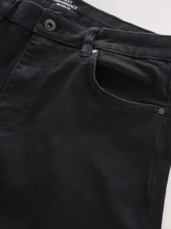 Jeans|Next - Relaxed fit - Motionflex jeans Zwart