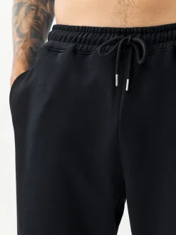 Joggingbroeken*Next - Relaxed fit - Relaxed Fit Brushback Heavyweight Joggers Zwart