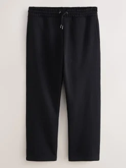 Joggingbroeken*Next - Relaxed fit - Relaxed Fit Brushback Heavyweight Joggers Zwart