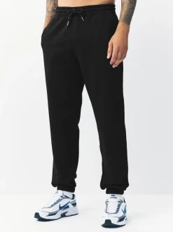 Joggingbroeken*Next - Relaxed fit - Slim Fit Brushback Heavyweight Joggers Zwart