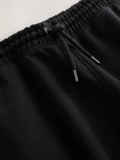 Joggingbroeken*Next - Relaxed fit - Slim Fit Brushback Heavyweight Joggers Zwart