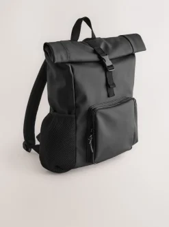 Tassen|Tassen*Next - Rolltop rugzak Zwart