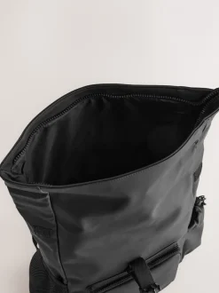 Tassen|Tassen*Next - Rolltop rugzak Zwart