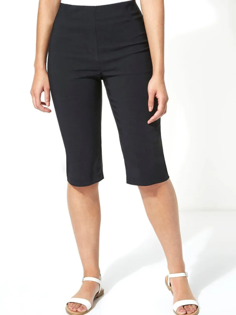 Shorts*Roman Zwart - - Knielange stretchshort