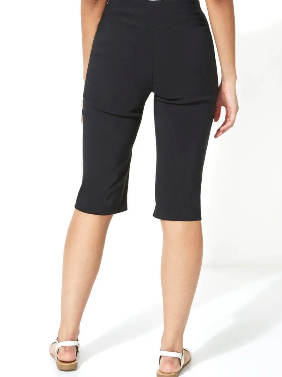 Shorts*Roman Zwart - - Knielange stretchshort