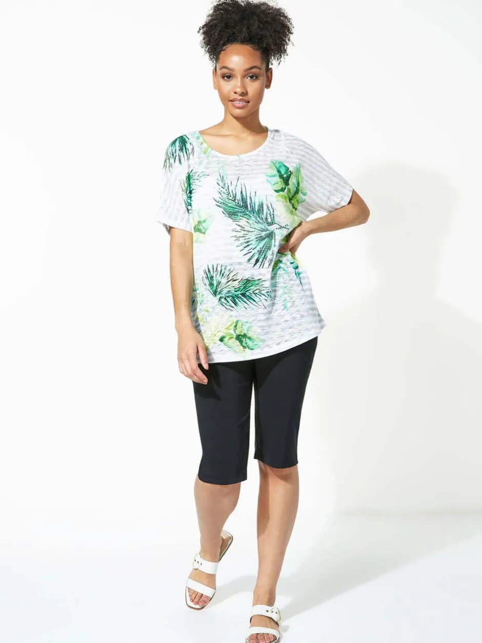 Shorts*Roman Zwart - - Knielange stretchshort