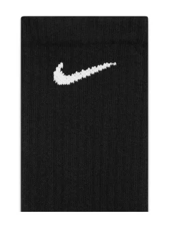 Sokken|Sokken|Nike - Ronde hals - - 6 Paar verzachte sokken voor alle dagen Zwart