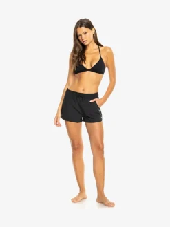 Shorts|Roxy - Wave boardshort met logo van 2 inch Zwart