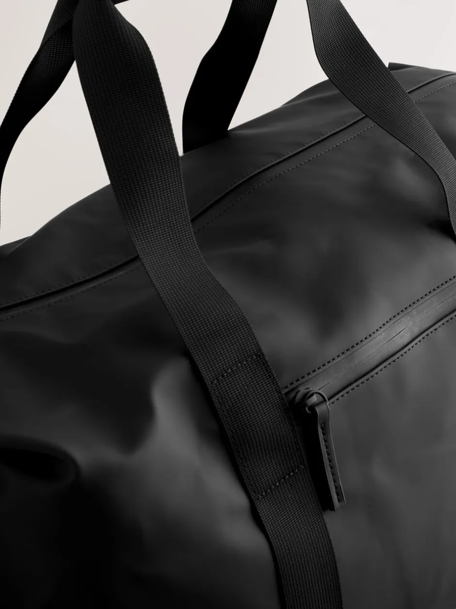 Tassen*Next Zwart - Rubberised Weekend Holdall Bag
