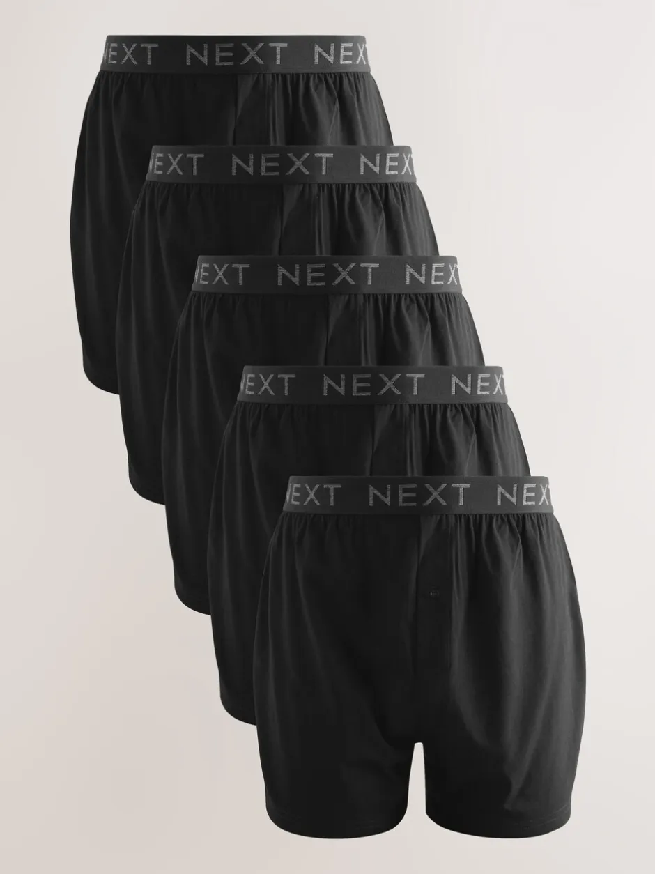 Ondergoed|Ondergoed|Next - Ruimvallende Boxers Zwart