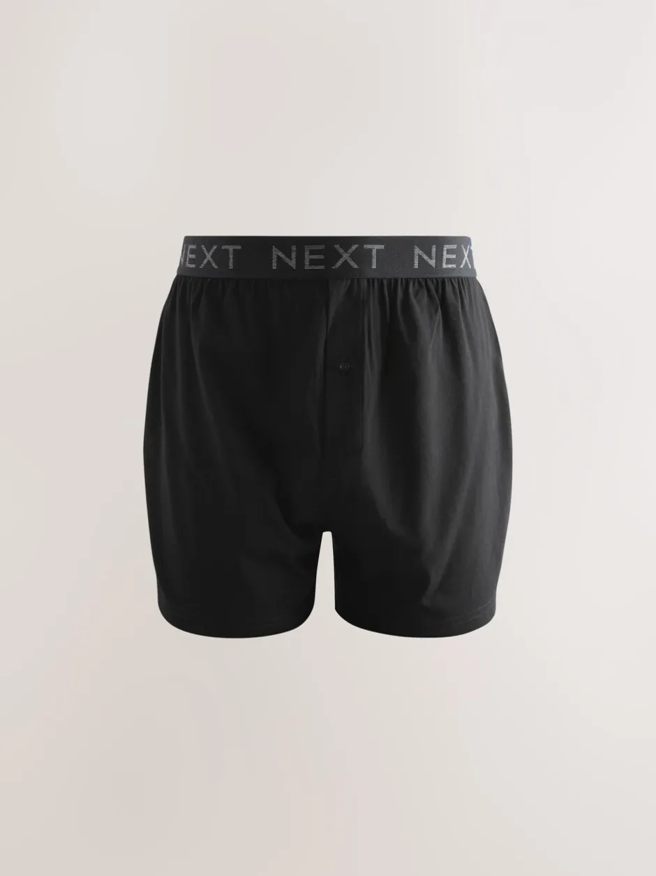 Ondergoed|Ondergoed|Next - Ruimvallende Boxers Zwart