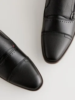 Schoenen*Next Zwart - Schoenen met neusstuk en dubbel monkbandje