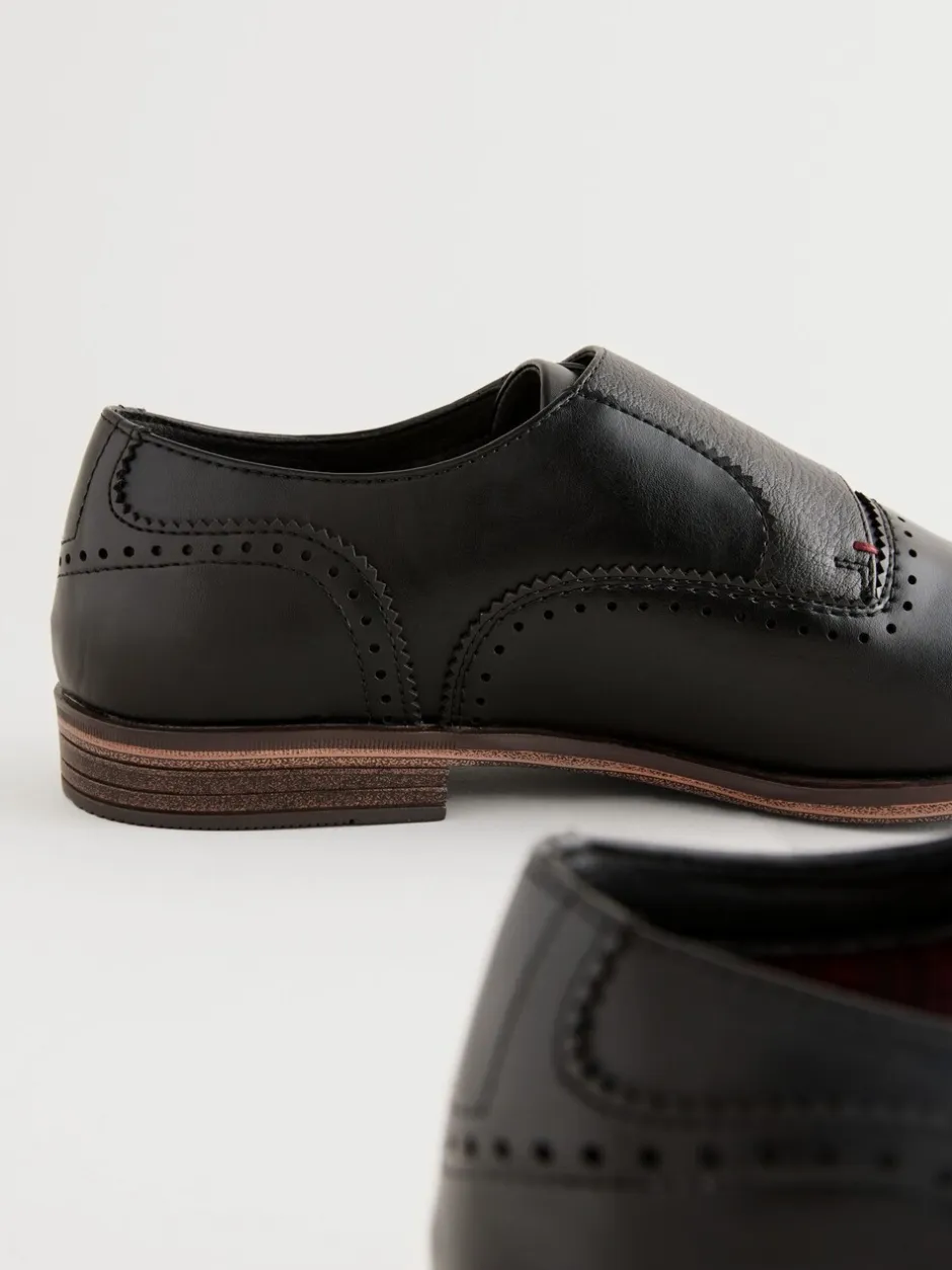 Schoenen*Next Zwart - Schoenen met neusstuk en dubbel monkbandje
