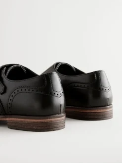Schoenen*Next Zwart - Schoenen met neusstuk en dubbel monkbandje