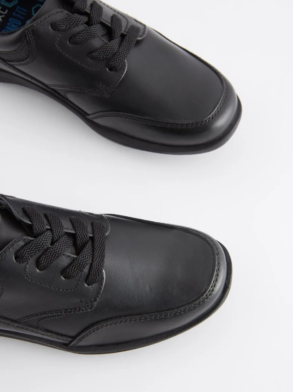 Schoolkleding*Next Zwart - School - Leren veterschoenen