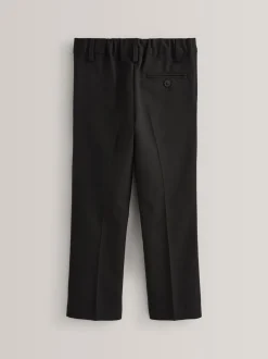 Schoolkleding|Broeken En Chino's|Next - Schoolbroek met geplooide voorkant (3-17 jr) Zwart