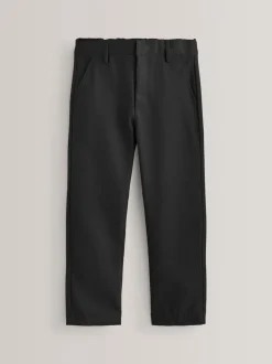 Schoolkleding|Broeken En Chino's*Next - Schoolbroek met rechte pijpen (3-17jaar) Zwart