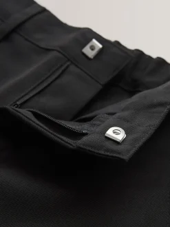 Schoolkleding|Broeken En Chino's|Next - Schoolbroek met rechte pijpen (3-17jaar) Zwart