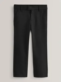 Schoolkleding|Broeken En Chino's*Next - Schoolbroeken met standaard taille en standaard lengte (3-17jr) Zwart