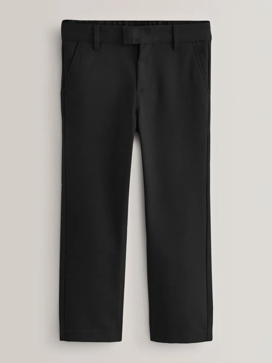 Schoolkleding|Broeken En Chino's*Next - Schoolbroeken met standaard taille en standaard lengte (3-17jr) Zwart