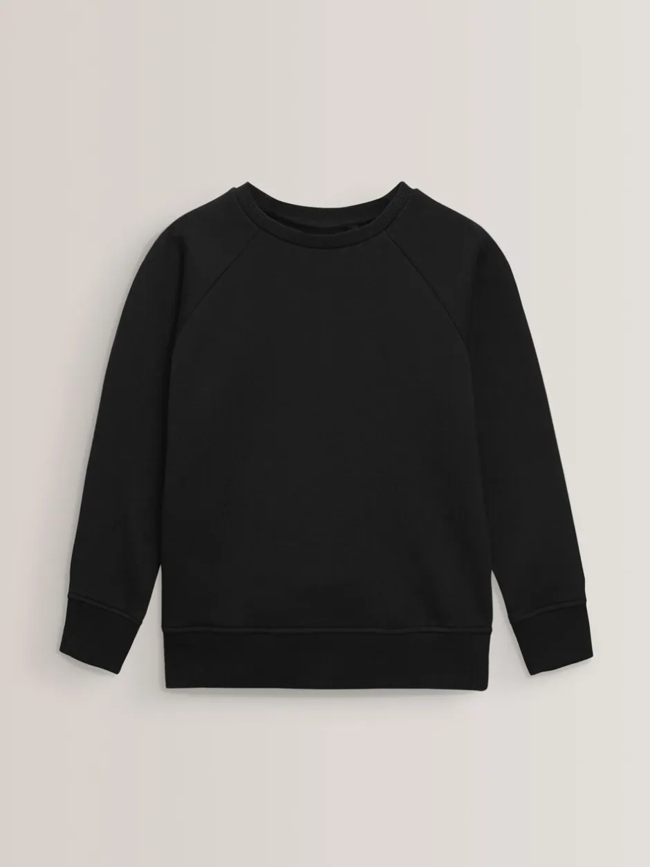 Schoolkleding|Schoolkleding*Next Zwart - Schoolsweater met ronde hals (3-17jr)