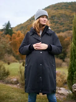 Jassen En Jacks|Moederschap*Seraphine - 3 in 1 Zwangerschaps- en draagparka met Borgvoering Zwart