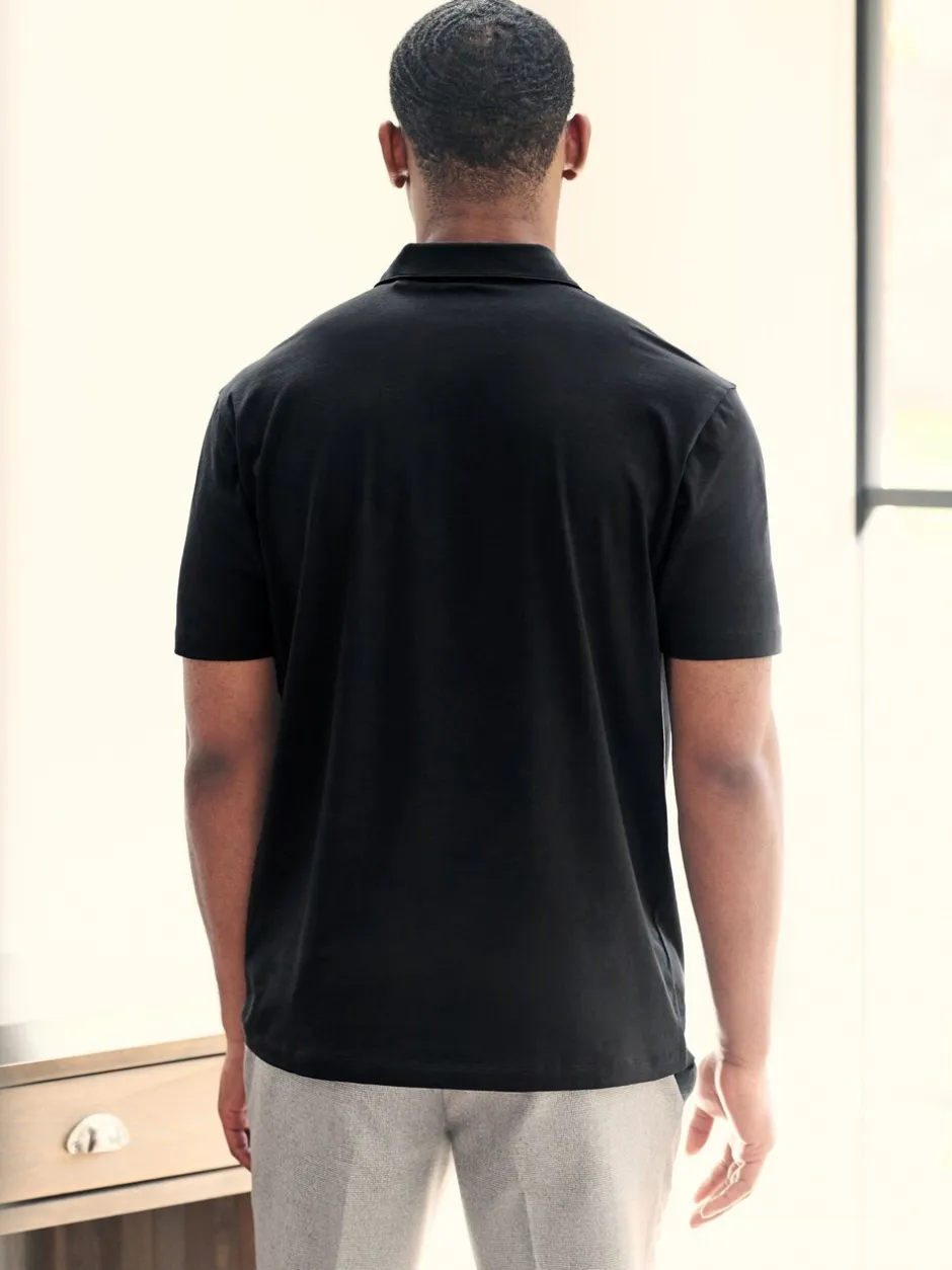 Poloshirts|Next Zwart - Set van 3 jersey poloshirts met korte mouwen