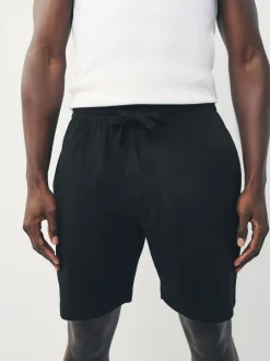 Pyjama's|Loungewear*Next - Set van 3 jersey pyjamashorts Zwart