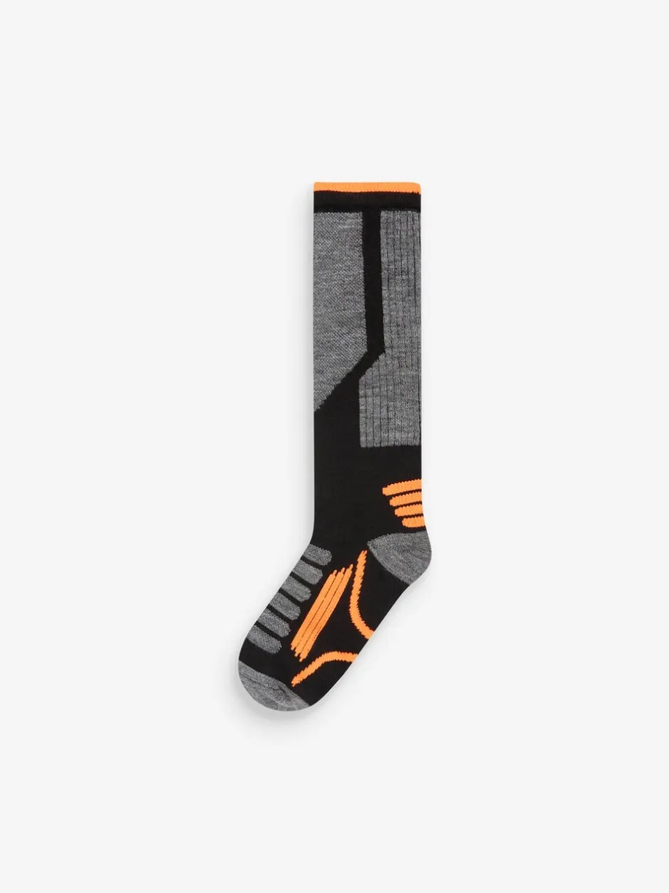 Sokken|Next Zwart - Set van 2 paar skisokken