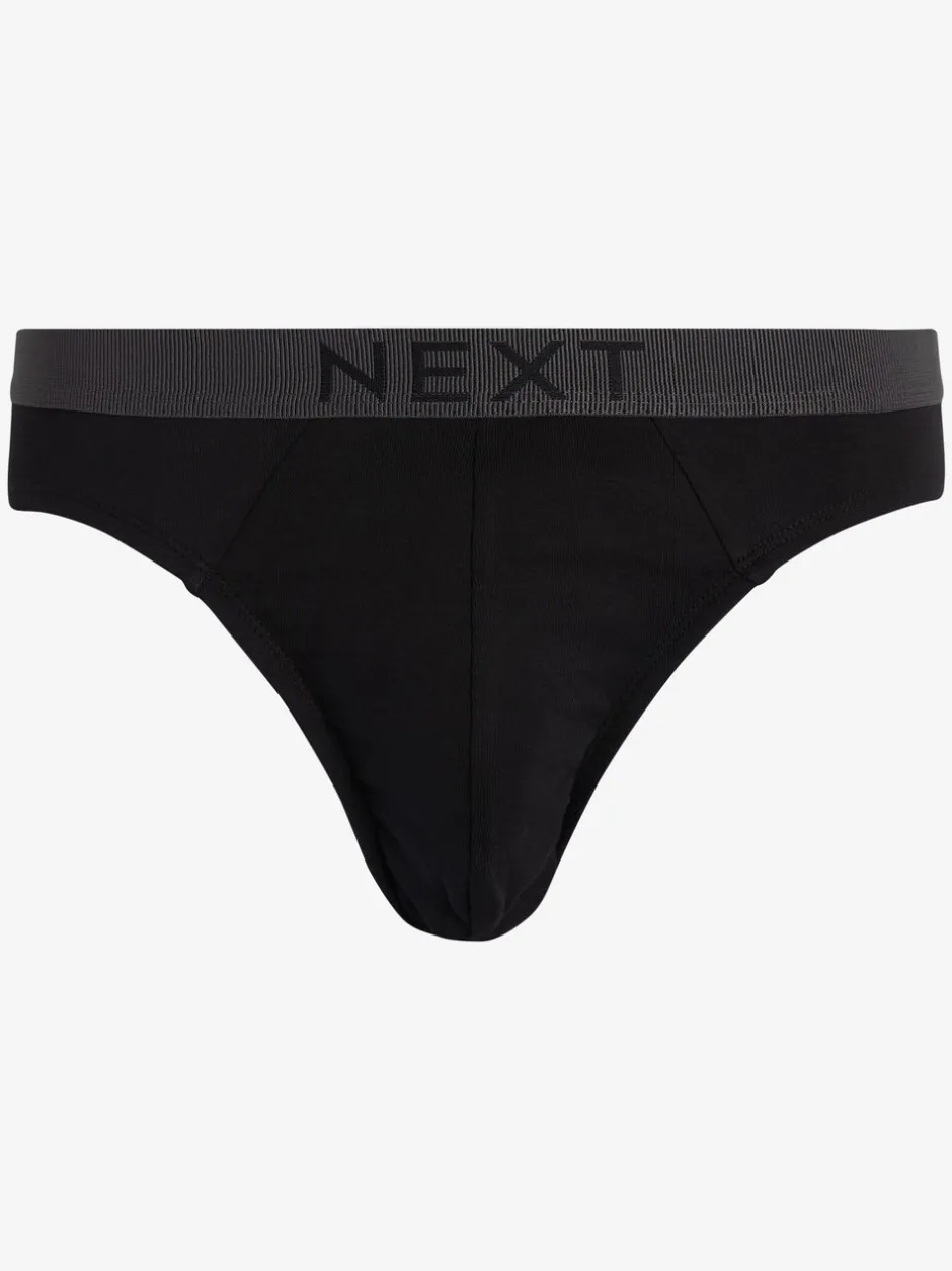 Ondergoed|Ondergoed*Next Zwart - Set van 4 Puur 100% katoenen onderbroeken