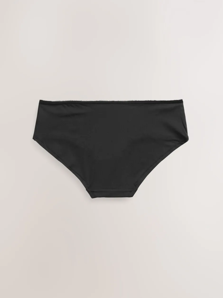 Onderbroeken*Next - Set van 7 slipjes van microvezels Zwart