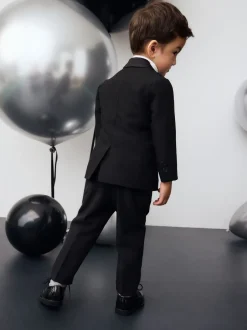 Sets En Combisets|Gelegenheidskleding|Next - Set van blazer, overhemd, broek en vlinderstrik (3 mnd - 9 jr) Zwart