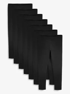 Broeken En Leggings*Next Zwart - Set van 7schoolleggings (3-16jaar)