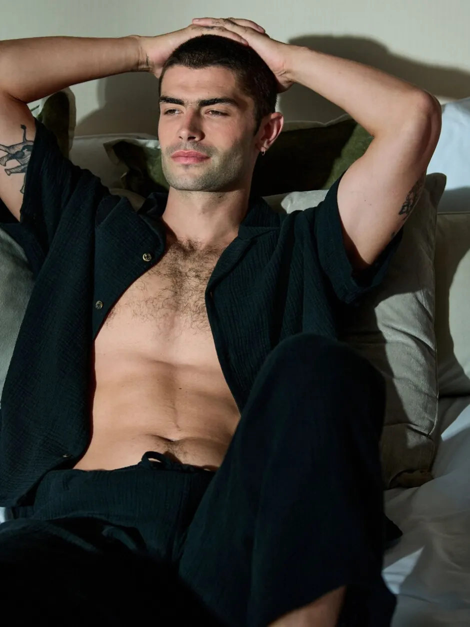 Pyjama's*Next - Short Sleeve Pyjamas Set Zwart