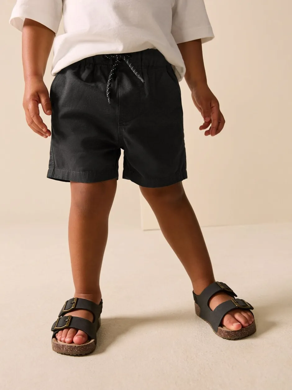 Shorts|Shorts*Next Zwart - Shorts met trekkoord (3mnd-7jr)