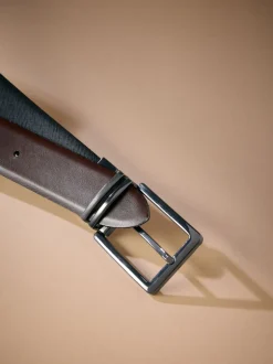 Riemen En Bretels|Next Zwart - Signature Reversible Belt