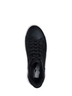 Sneakers*Skechers - Court Break instapsneakers met dubbele ventilatie Zwart