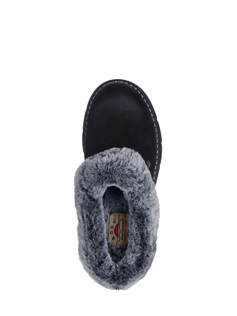 Pantoffels*Skechers - Keepsakes Lite Cozy Mix Pantoffels Zwart