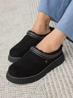 Pantoffels*Skechers - Keepsakes Lite Cozy Fest pantoffels Zwart